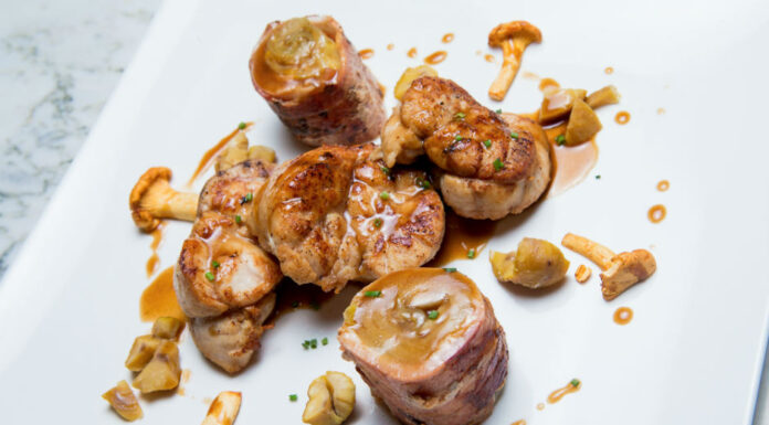 Ris de veau à la chataigne demi-glace de veau