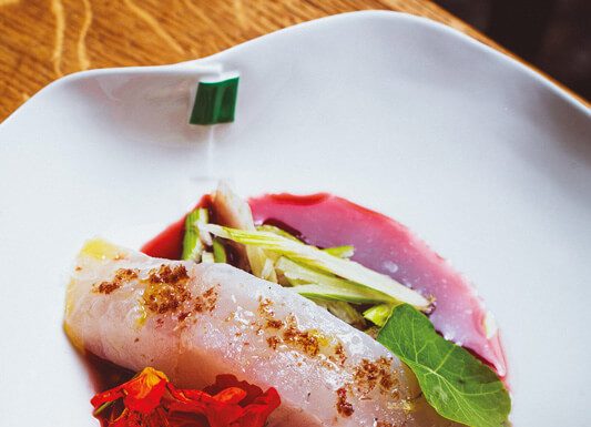 Terre Mer de Camargue Sandre cecina de taureau et bergamote BY Carole SOUBEIRAN