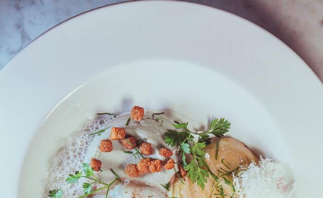 Œuf cuit à basse température fricassé de morille BY Eric CELLIER Recette_Cellier_Guilhem