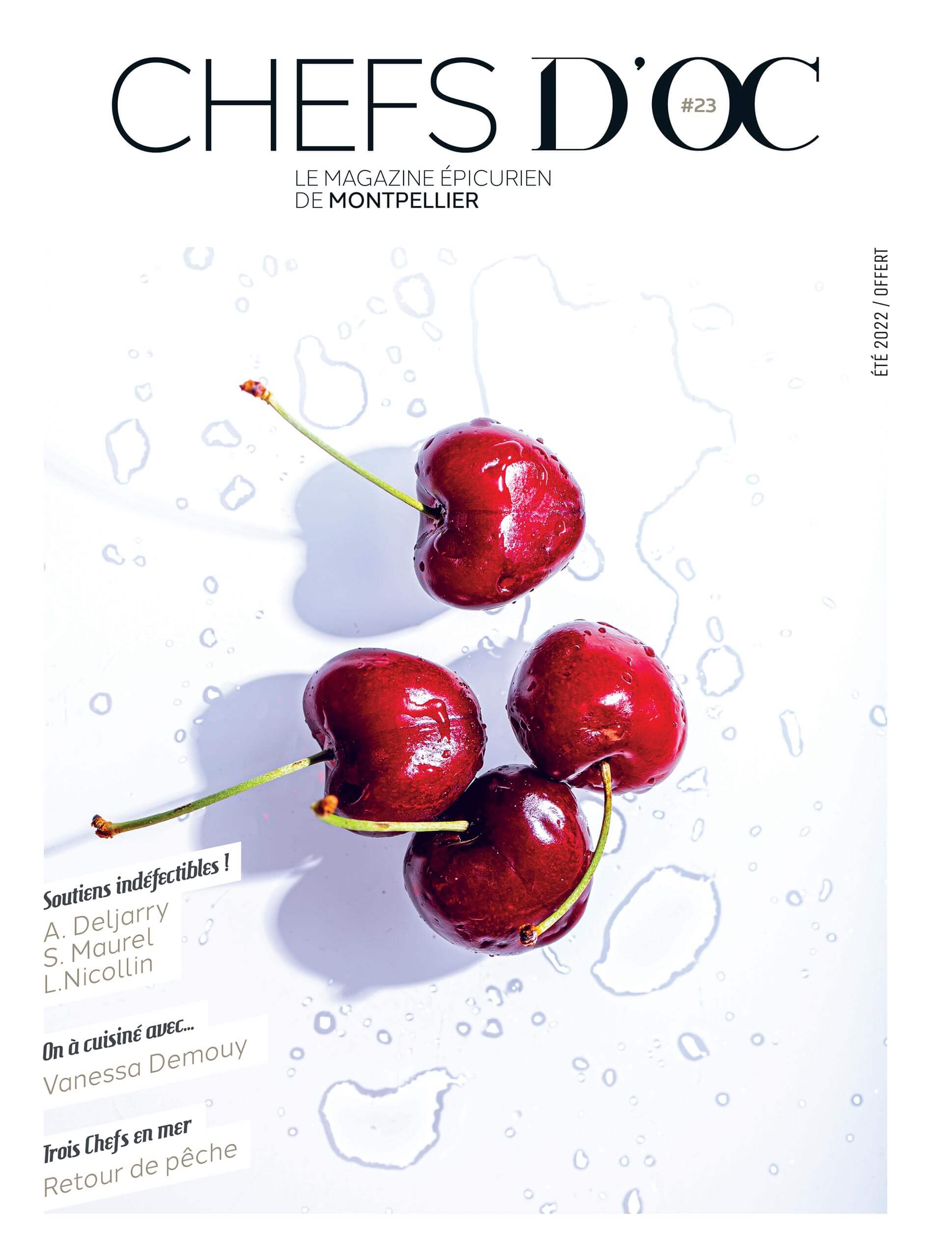 Magazine Chefs d'Oc, numéro 23, été 2022