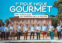 Le 1er Pique-Nique Gourmet des Chefs d’Oc au Château de la Piscine Pique-nique des Chefs d'Oc au Chateau de la Piscine à Montpellier.