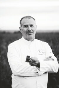 Portrait du Chef Philippe Combet, membre de l'association Chefs d'Oc à Montpellier.
