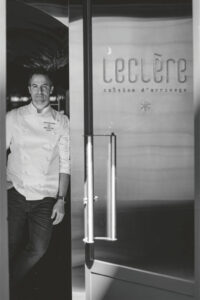 Portrait du chef Guillaume Leclère - Restaurant Leclère